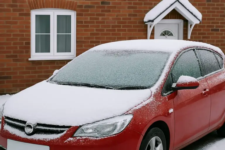 Cómo quitar el hielo del parabrisas en segundos sin rascar: la mezcla de 2 ingredientes que llevas en el bolso