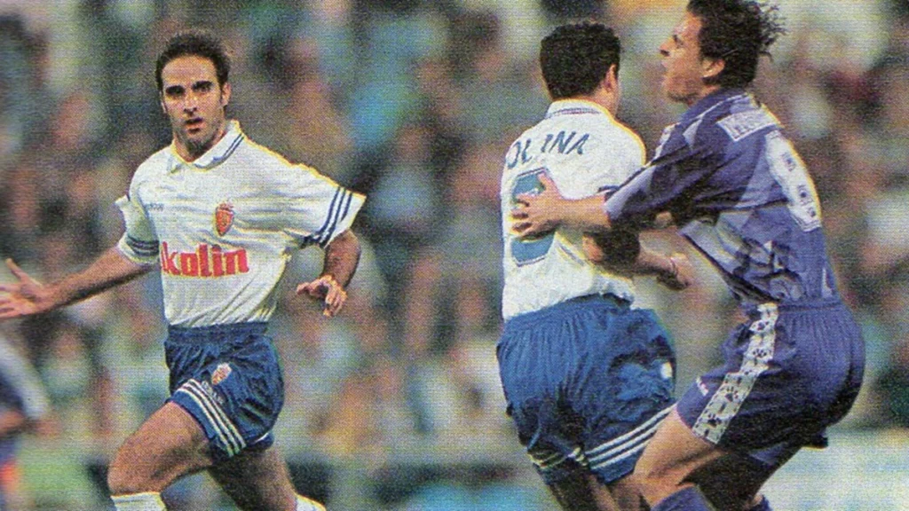 real zaragoza tarjetas rojas record 1996
