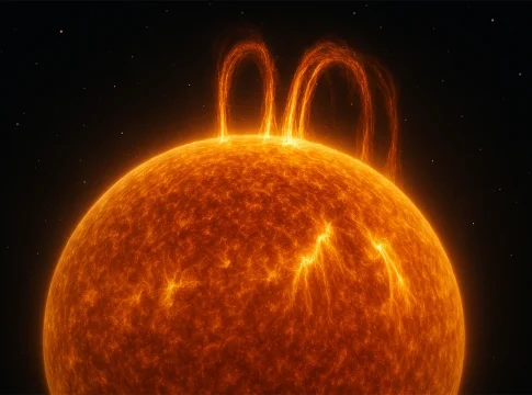 En el Sol también llueve: así son las cascadas de plasma que intrigan a los astrónomos Sol cascadas de plasma en superficie brillante