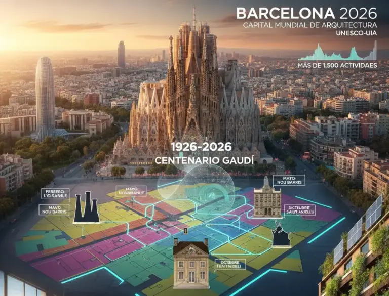 Barcelona: así será el año histórico que convierte a la ciudad en el epicentro mundial de la arquitectura