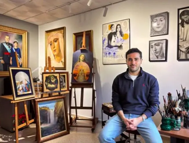 Ni majestuosa ni hierática: La reina Letizia se exhibe desinhibida, expuesta y sin protocolos 1 La reina Letizia retratada por un pintor con una obsesión y un giro de cabeza