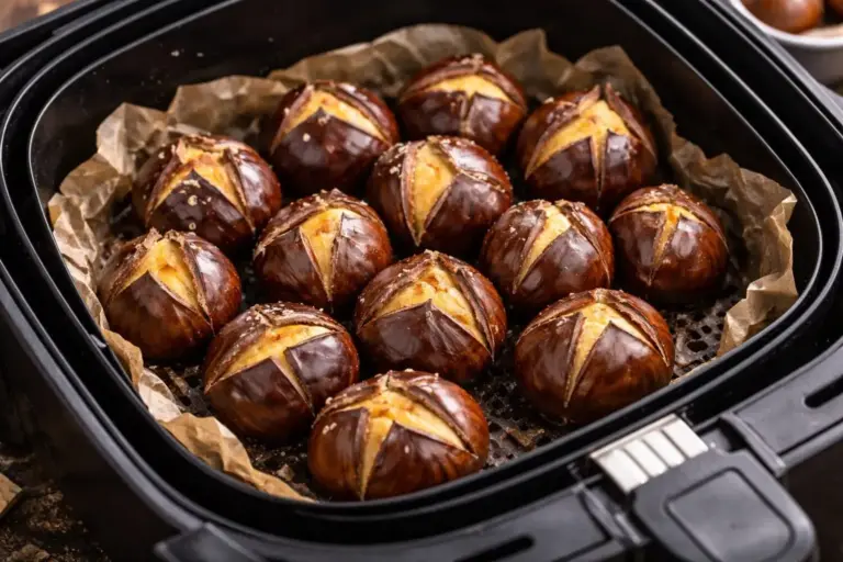 Cómo hacer castañas asadas en freidora de aire (perfectas y sin complicaciones)