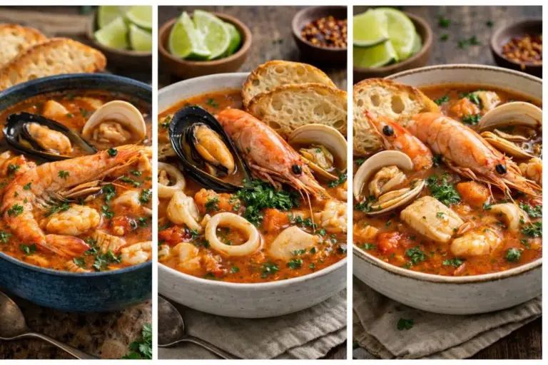 Descubre el sabor del mar en cada cucharada de esta sopa de mariscos