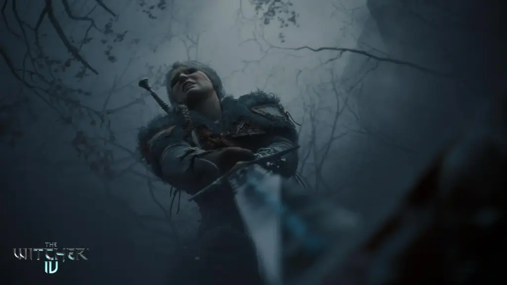 Ciri en plena acción en el tráiler de The Witcher 4