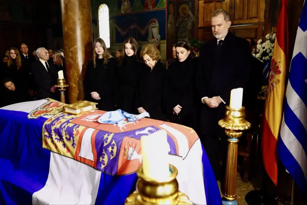 El apoyo inquebrantable de la Familia Real española a la reina Sofía por la muerte de Irene de Grecia 