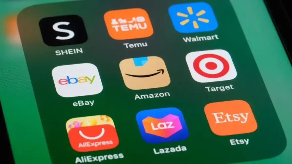 Aplicaciones de compras online como Shein, Temu y AliExpress 
