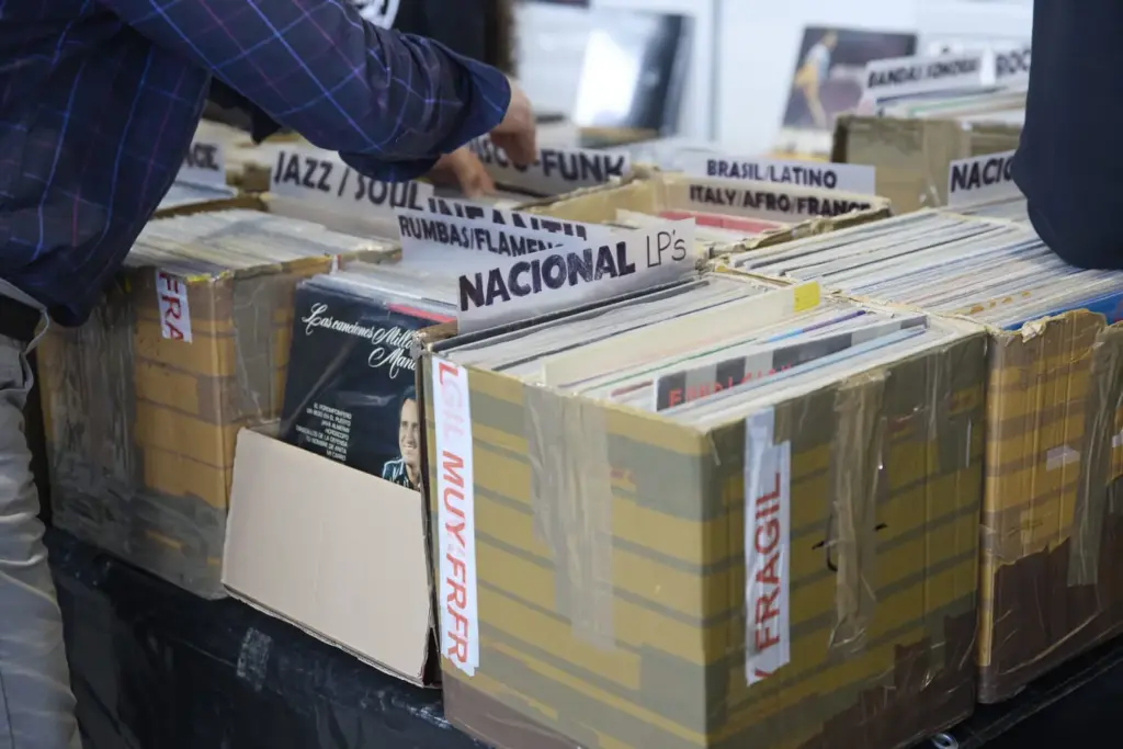 Feria internacional disco de vinilo en Madrid. Fuente: Agencias