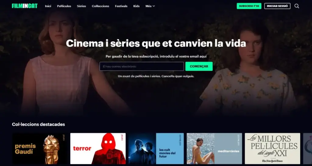 El boicot y la vandalización de Filmin hace que los independentistas catalanes tiren piedras contra su propio tejado 2 Imagen de la plataforma Filmin.cat