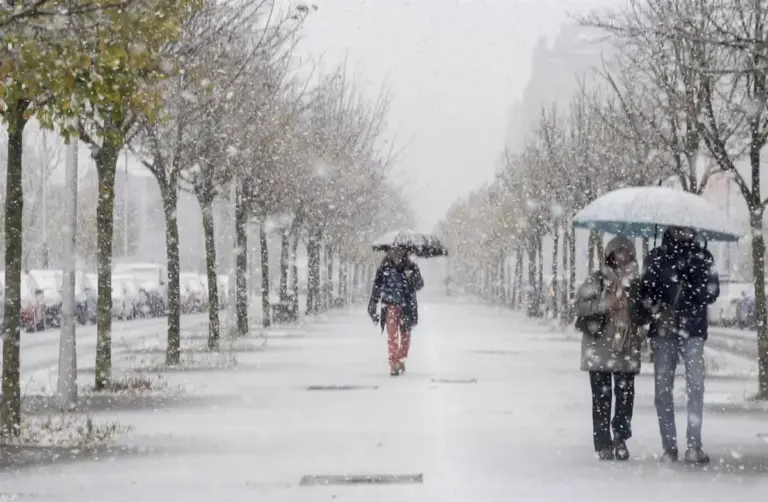España en jaque por nieve por la borrasca Kristin