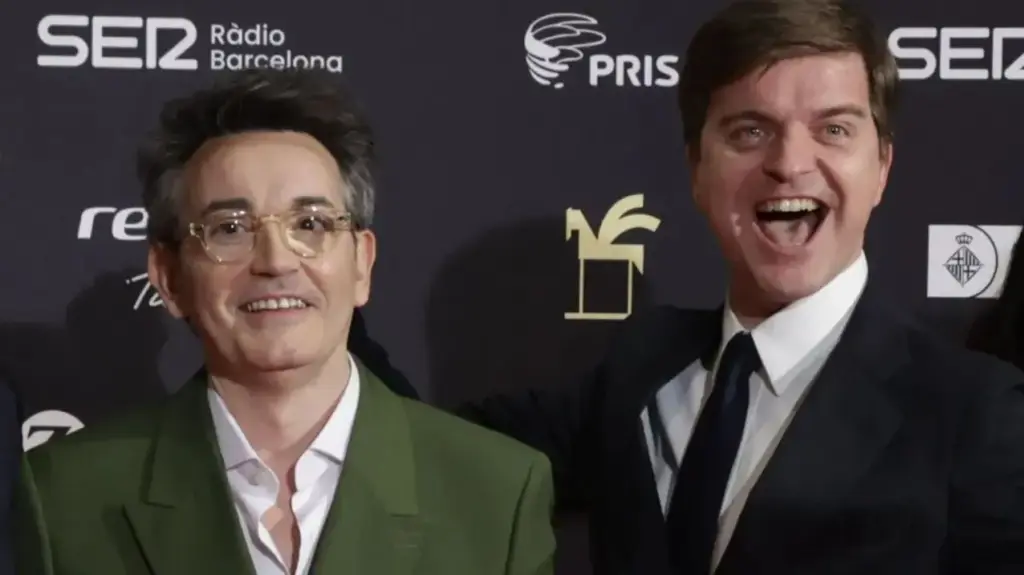 Santi Villas y su pareja Marc Giró