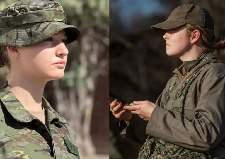 El detalle que diferencia la formación militar de la princesa Leonor y Amalia de Orange: Dos herederas, un uniforme, pero instrucciones diferentes