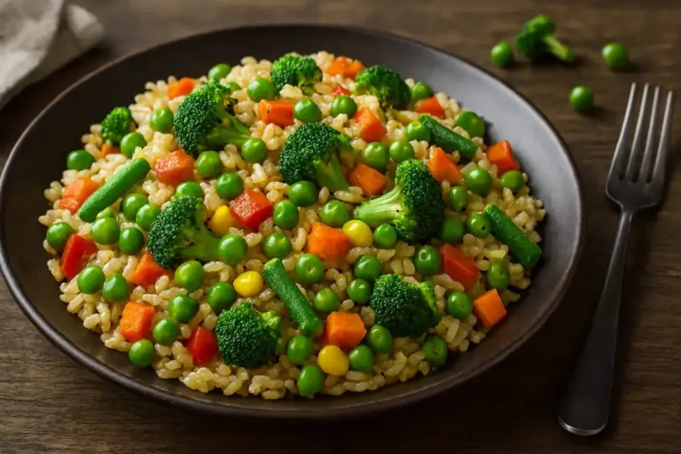 Ahorra tiempo durante la semana gracias a este arroz con verduras: 3 raciones listas en 25 minutos