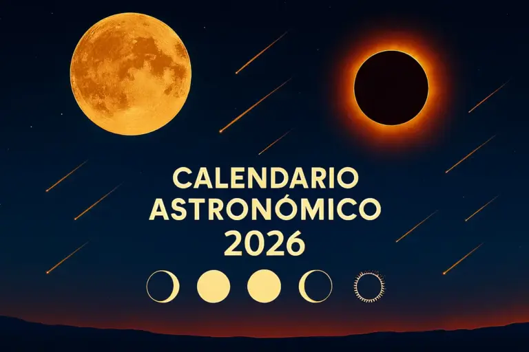 Calendario astronómico 2026: todas las superlunas, eclipses y lluvias de estrellas del año