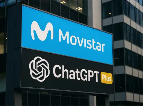 ChatGPT Plus gratis con Movistar: la operadora explica cómo aprovechar su nueva promoción chatgpt plus oferta en smartphone con luz tecnologica