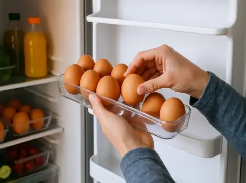 Saca los huevos de la puerta de la nevera ya: el lugar correcto donde deben ir para que no se pudran por los cambios de temperatura Saca los huevos de la puerta de la nevera ya: el lugar correcto donde deben ir para que no se pudran por los cambios de temperatura
