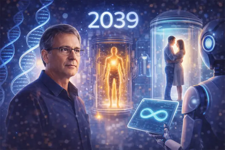 Inmortalidad en 2039: la fecha clave del multimillonario que lidera la cruzada contra la muerte