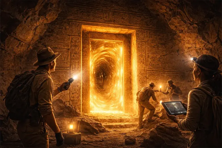 ¿Un portal desconocido en las Pirámides? El hallazgo arqueológico que descoloca a los expertos