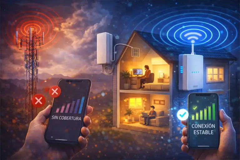 Solución a la falta de cobertura: qué es un repetidor de red móvil y cómo mejora tu conexión en casa