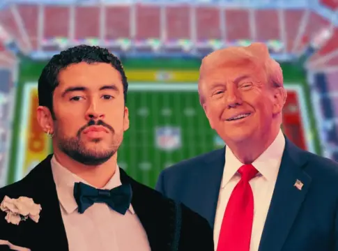 Bad Bunny y Donald Trump en la Super Bowl Bad Bunny y Donald Trump en la Super Bowl