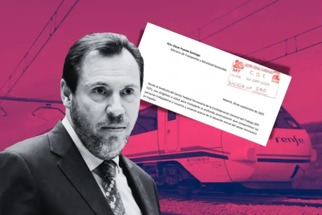 La carta urgente que mandaron los trabajadores del ferrocarril a Óscar Puente en septiembre sigue sin respuesta y mantiene la huelga actual