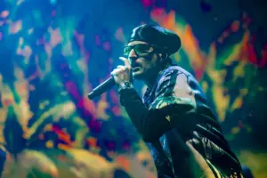 Danny Ocean durante el concierto en el Movistar Arena de Madrid. Fuente: Agencias