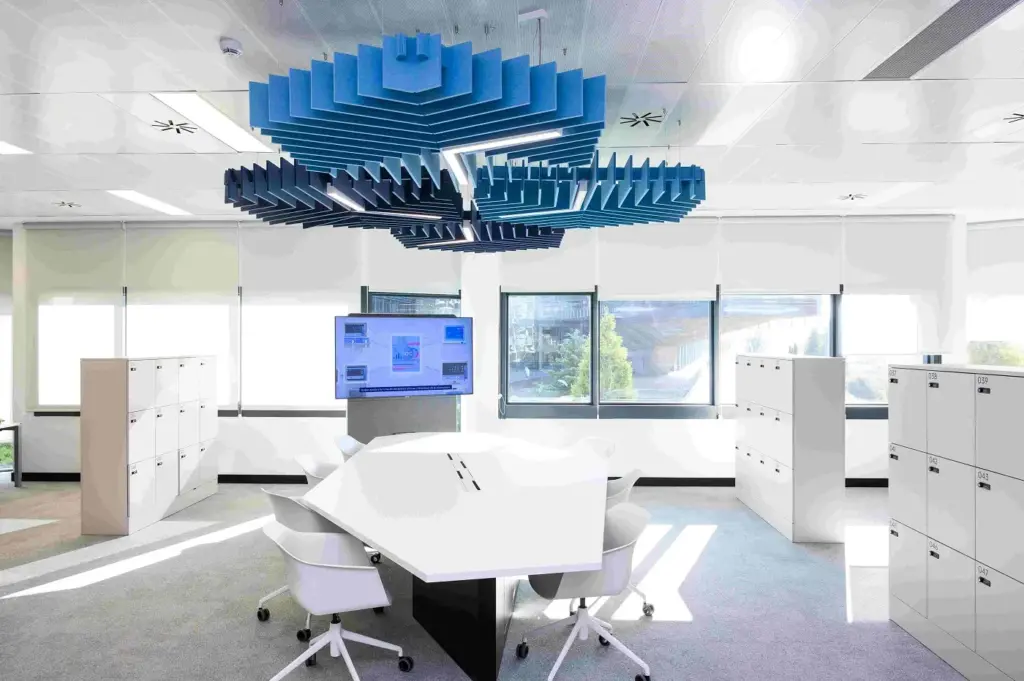 Dräger. Interior del edificio Beloira