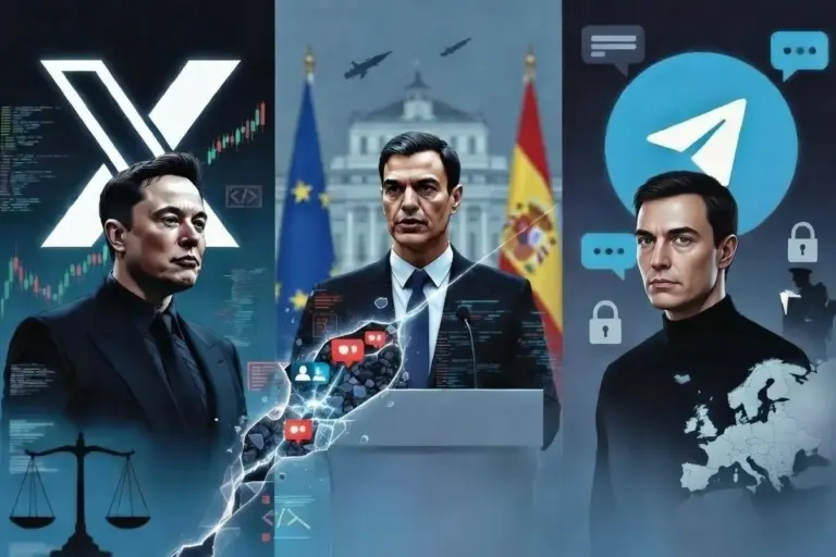 Los escándalos judiciales de Elon Musk y Pável Dúrov, los magnates dueños de X y Telegram enzarzados con Pedro Sánchez