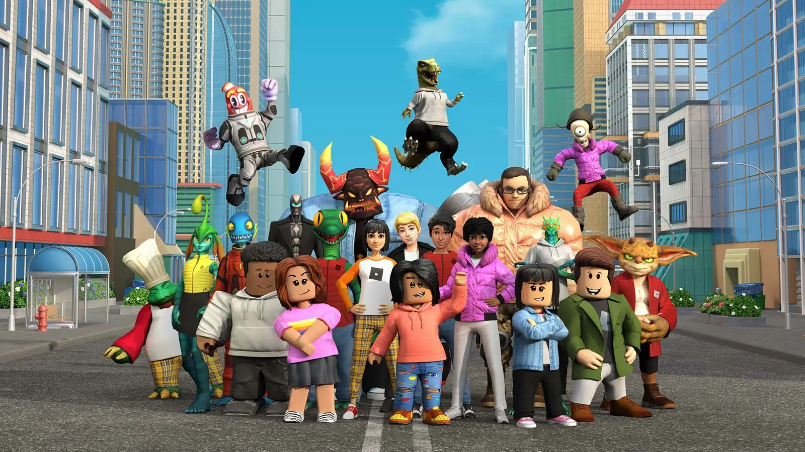 Roblox Una imagen promocional de la plataforma de videojuegos Roblox