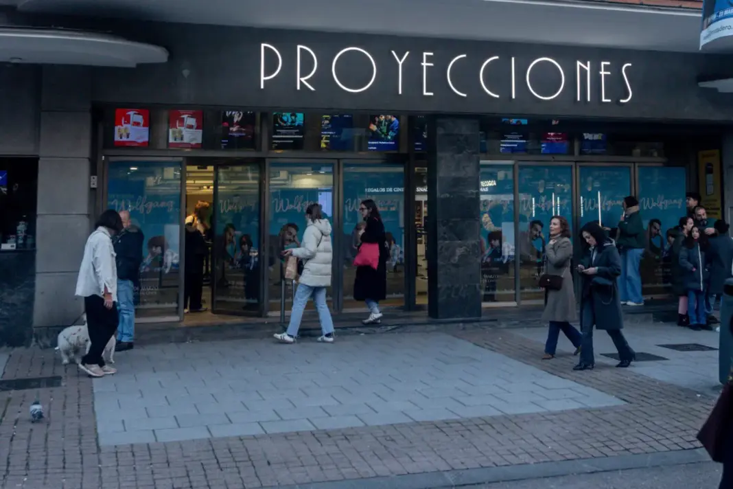 Sala de proyecciones en Madrid. Fuente: Agencias Sala de proyecciones en Madrid. Fuente: Agencias