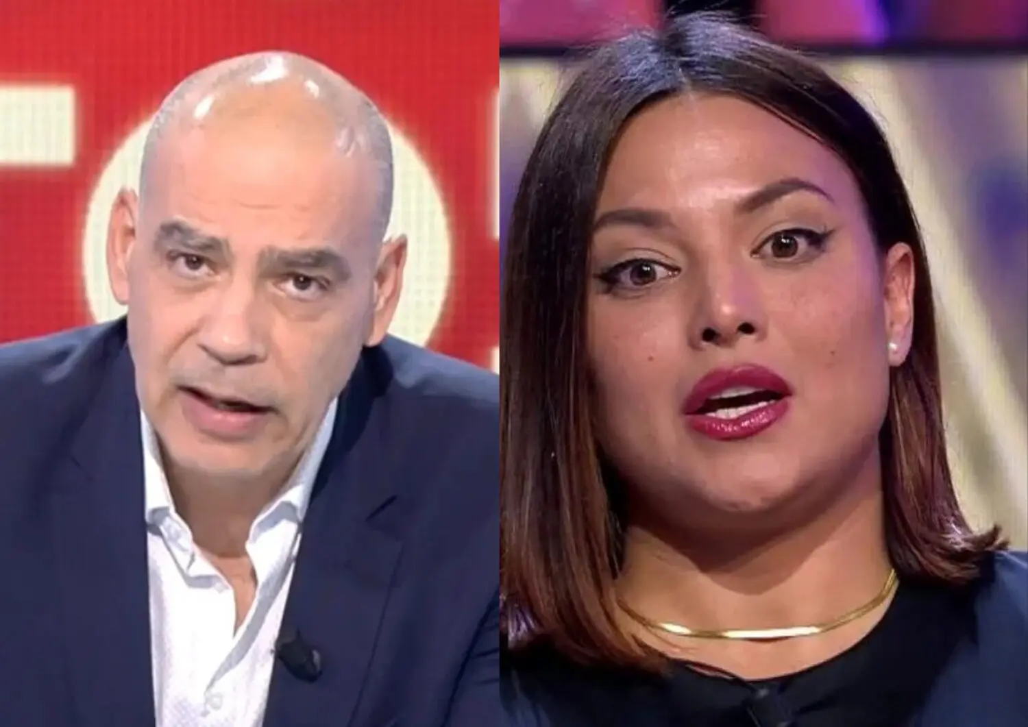 El tenso cara a cara entre Elisa Mouliáa y Nacho Abad: “Después de lo que me habéis hecho, ninguna víctima puede salir adelante” | Fuente: Telecinco - Cuatro El tenso cara a cara entre Elisa Mouliáa y Nacho Abad: “Después de lo que me habéis hecho, ninguna víctima puede salir adelante”