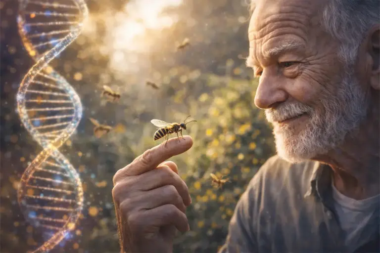 Avispas contra el envejecimiento: el sorprendente descubrimiento biológico para una vida más larga