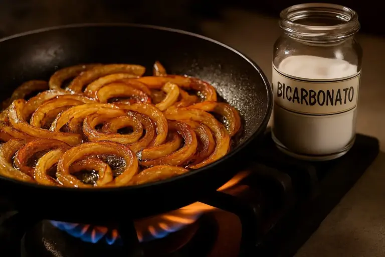 El truco del bicarbonato: cómo caramelizar cebolla en 10 minutos en lugar de 45