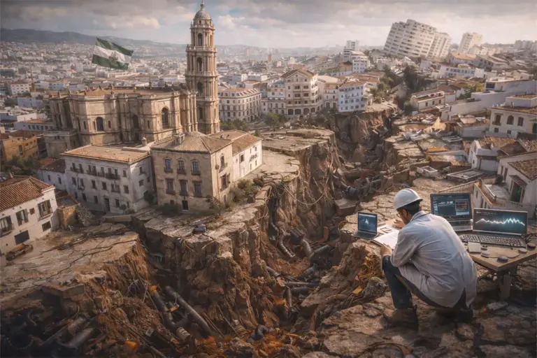 Las ciudades de Andalucía se están deformando y la ciencia explica los motivos de este suceso