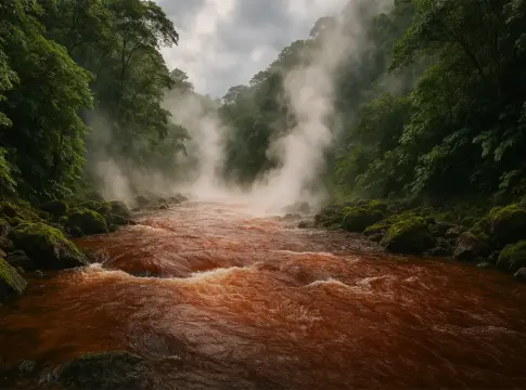 Ficción vs Realidad: 5 fenómenos naturales que parecen sacados de una película de ciencia ficción fenomenos naturales rio hirviente en jungla mistica