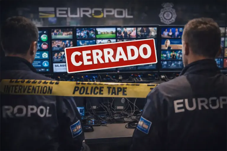 Golpe a las IPTV pirata: Europol cierra una plataforma masiva que operaba en España