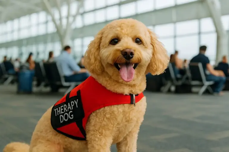 ¡Adiós al miedo a volar! Los perritos terapeutas del aeropuerto Felipe Ángeles que conquistaron a todos