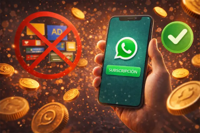 Suscripción de pago en WhatsApp: la estrategia de Meta para eliminar la publicidad definitivamente