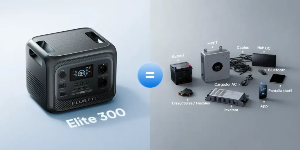 Distintos usos de Bluetti Elite 300