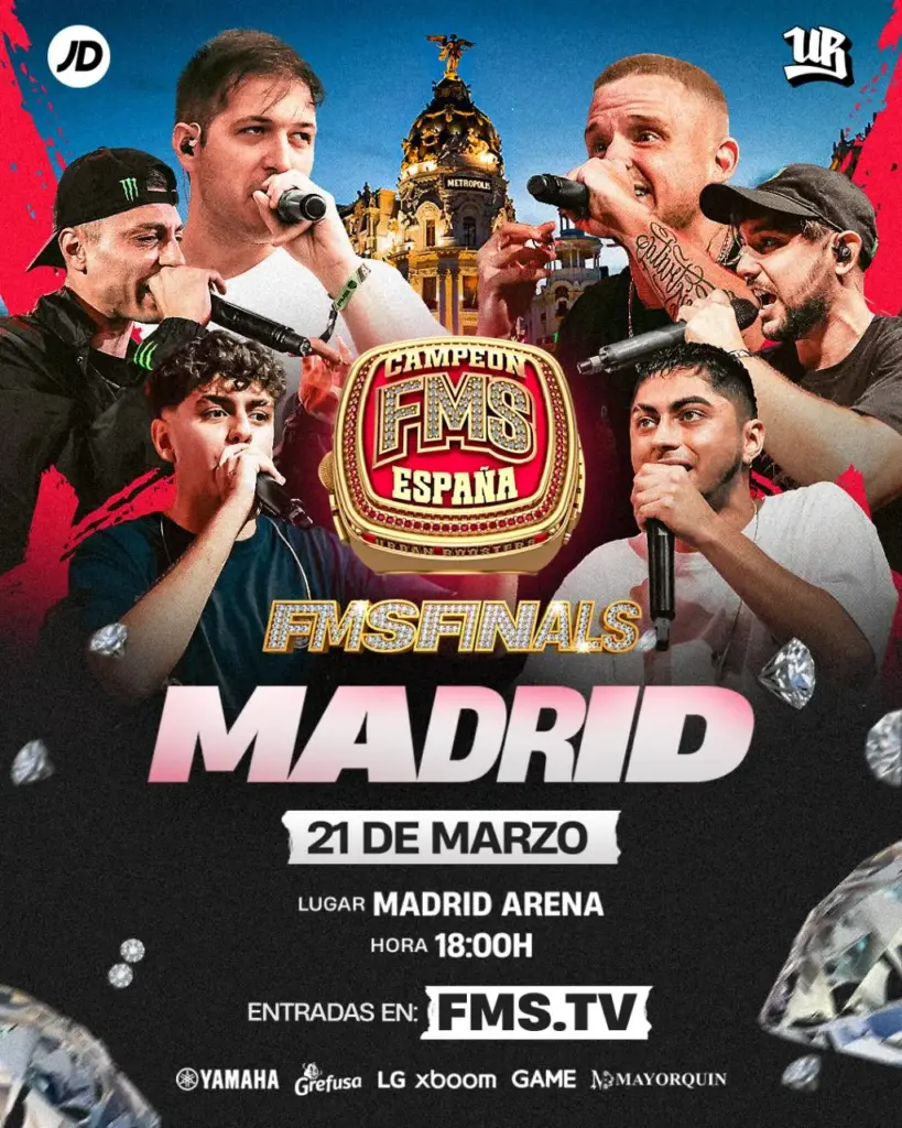 Cartel de las FMS Finals España en Madrid