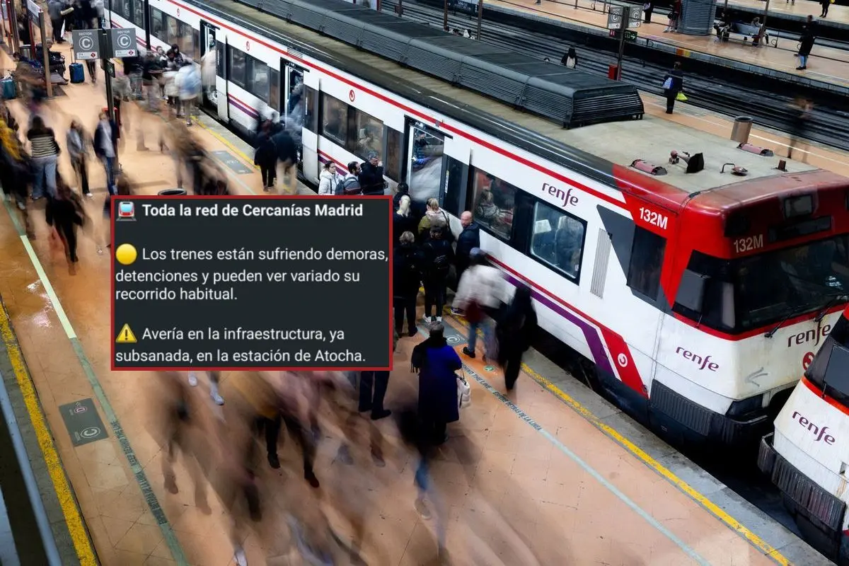 Incidencias en la red de Cercanías Madrid