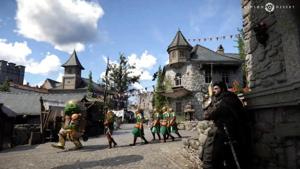 Las ciudades de Crimson Desert están muy pobladas