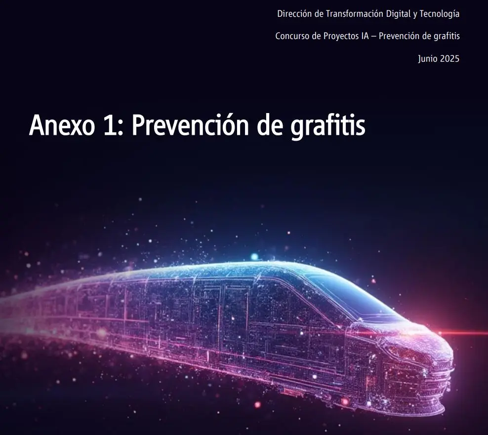 Imagen del documento del concurso de prevención de grafitis de Renfe
