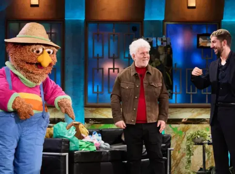 Don Pimpón, Almodóvar y David Broncano en La Revuelta Don Pimpón, Almodóvar y David Broncano en La Revuelta