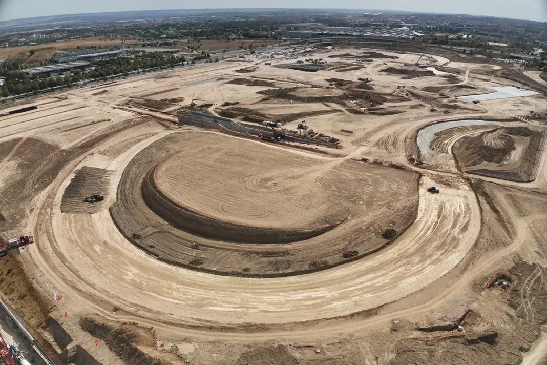 El GP de Madrid, Madring, durante las obras