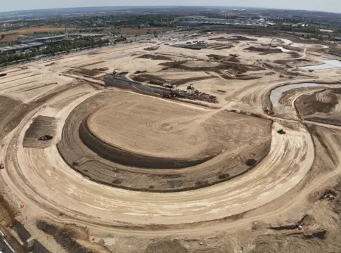 El GP de Madrid, Madring, en obras El GP de Madrid, Madring, durante las obras