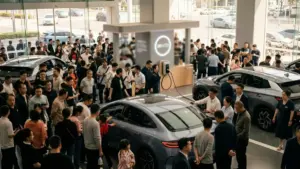 ¿El fin de las gasolineras? Los clientes chinos hacen cola por el nuevo eléctrico que carga a velocidad de récord