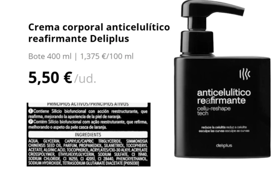 La revolución anticelulítica de Mercadona gracias al silicio biofuncional