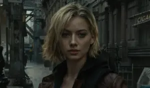 La protagonista de Resident Evil Requiem con el filtro del DLSS 5 de NVIDIA