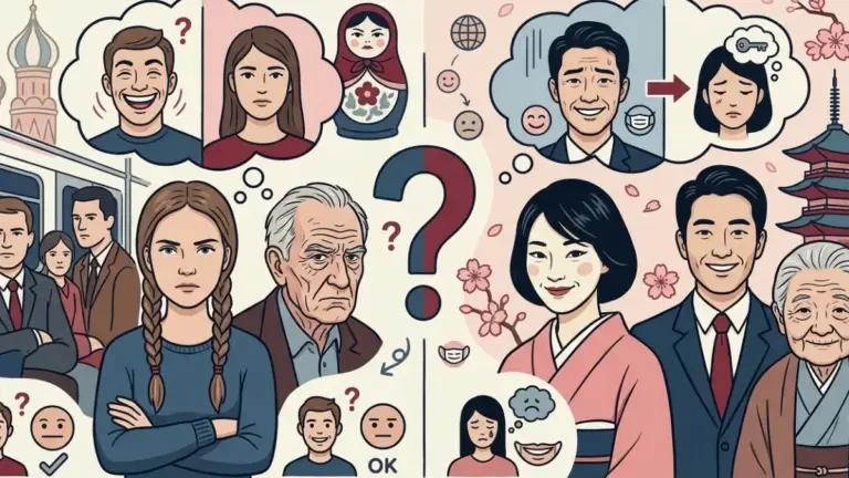 El enigma de la sonrisa: ¿Por qué en Rusia y Japón no siempre es de buena educación?