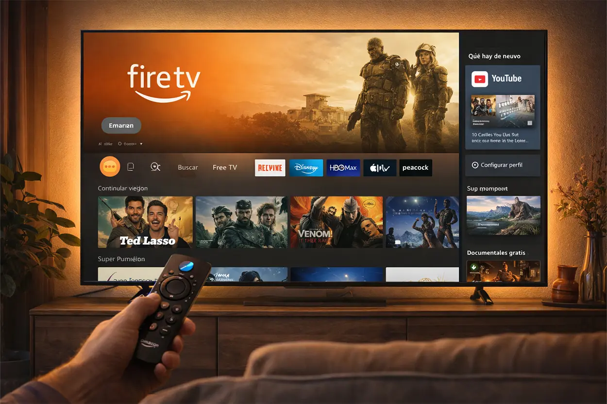Amazon Fire TV actualizacion nueva interfaz